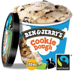 Ben & Jerry's Ice Cream Cookie Dough 100ml (Case of 12)