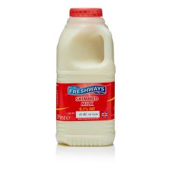 Freshways Skimmed Milk Red Tractor