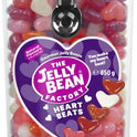 THE JELLY BEAN FACTORY Heart Beats - Clip Top Jar 650g