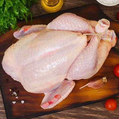 Chicken Whole Halal - order to be placed by 2pm Mon to Fri for next delivery day (Case of 1)