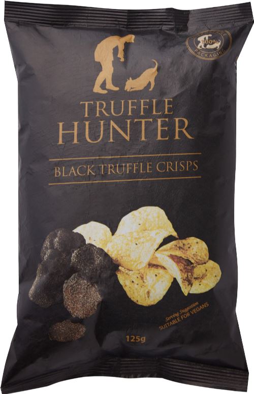 TRUFFLE HUNTER Black Truffle Crisps - Bag 125g