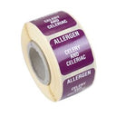 Celery Allergen Warning Label (Case of 1)