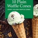 WAFER 10 Plain Waffle Cones