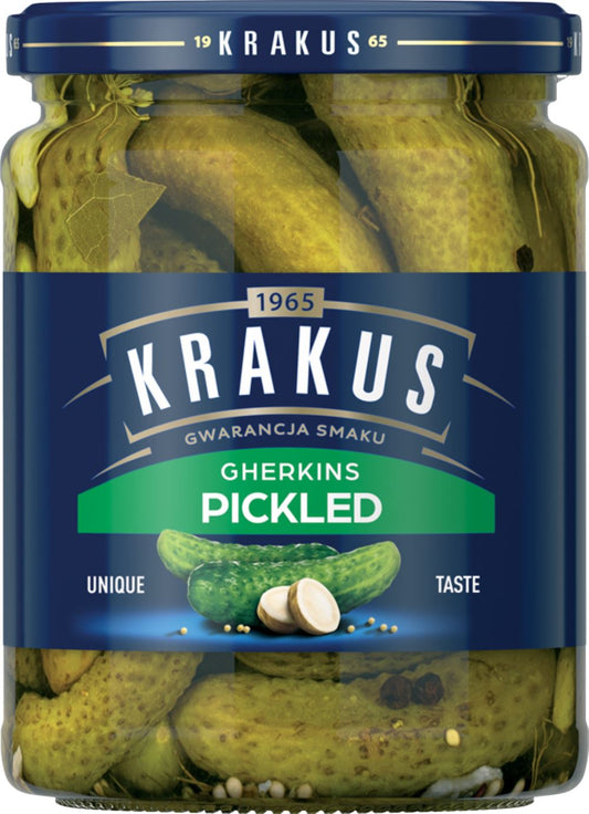 KRAKUS Pickled Gherkins 500g - 1 Case
