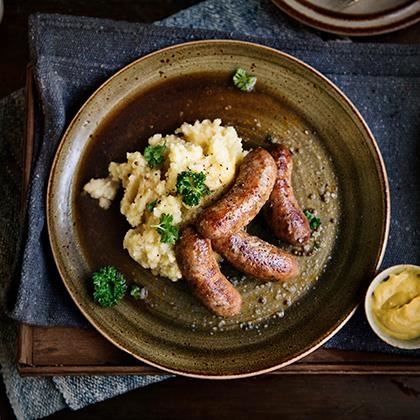 Red Tractor Cumberland Sausage 8s - order to be placed by 2pm Mon to Fri for next delivery day (Case of 1)