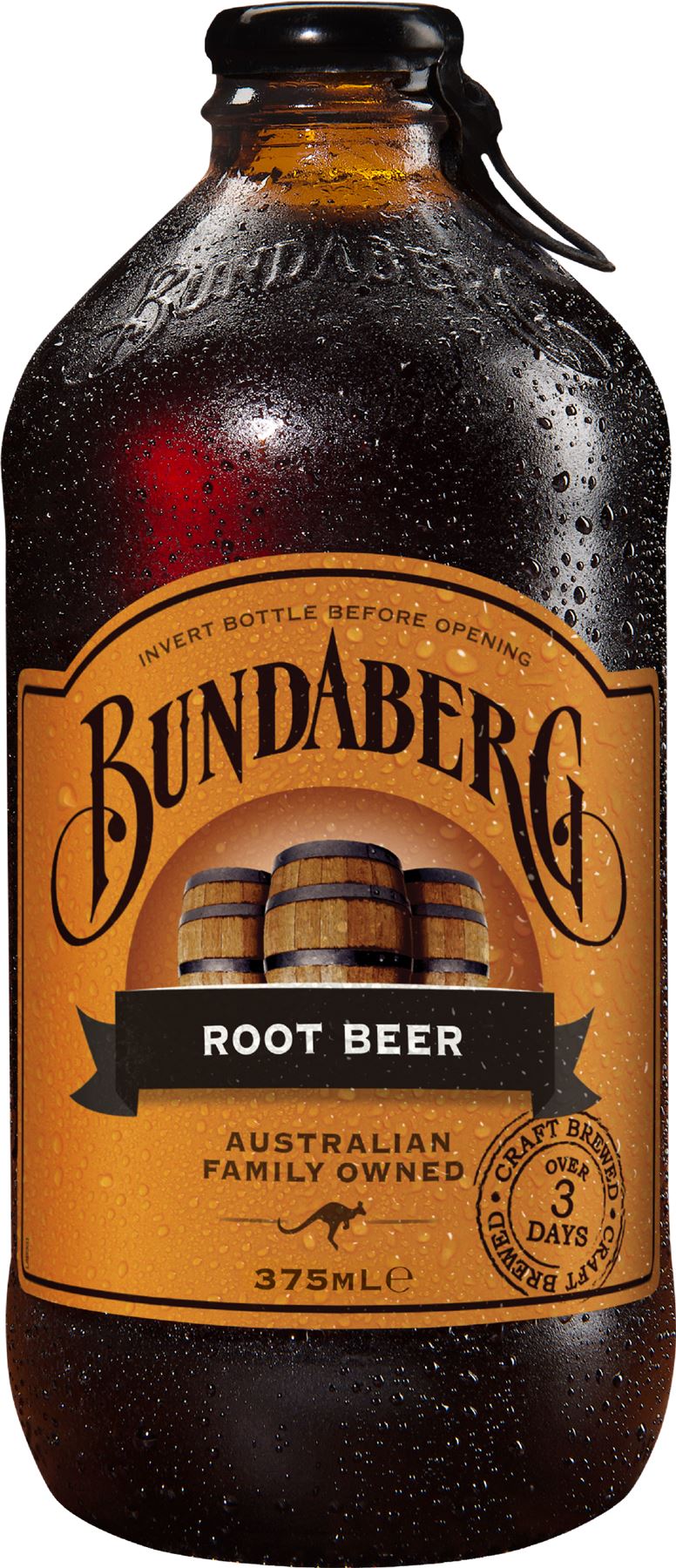 BUNDABERG Australian Root Beer 375ml - 1 Case