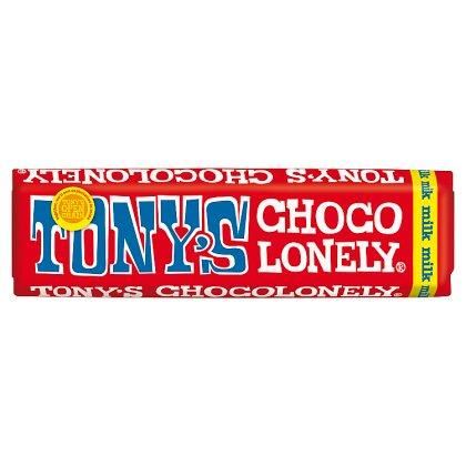 Tony's Chocolonely 50g Milk Chocolate bar fairtrade 35 x 50g
