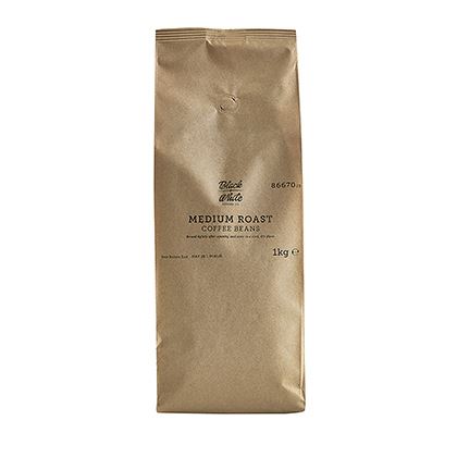 Black + White Coffee Co. Medium Roast Coffee Beans (Case of 6)