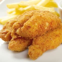 Crispy Breaded Mini Chicken Goujons Halal (Case of 10)