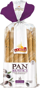 LA MOLE Panrustici Breadsticks - Olives 250g (Case of 12)