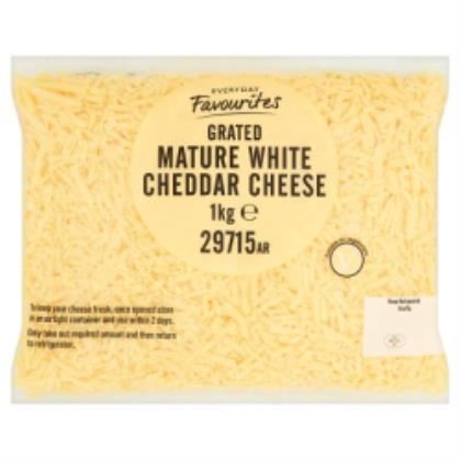 Everyday Favourites Grated Mature White Cheddar