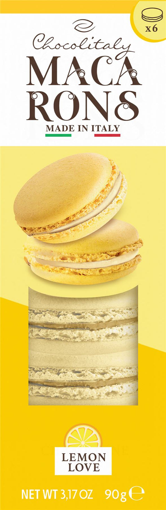 CHOCOLITALY Macarons - Lemon Love 90g - 1 Case