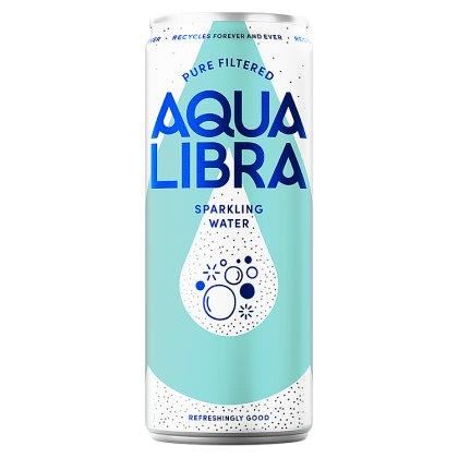 Aqua Libra Pure Filtered Sparkling Water Slimline