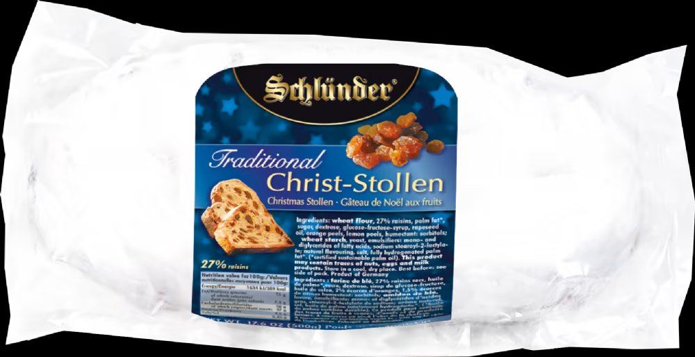 SCHLUNDER Traditional Christ-Stollen 500g