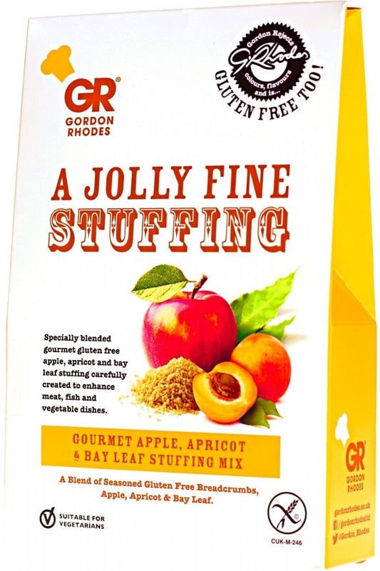 GORDON RHODES Gluten Free Gourmet Apple, Apricot & Bay Leaf Stuffing Mix 125g - 1 Case