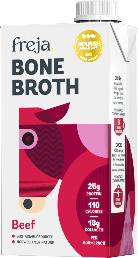 FREJA Beef Bone Broth 500ml - 1 Case