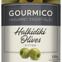 GOURMICO Halkidiki Pitted Green Olives 230g - 1 Case