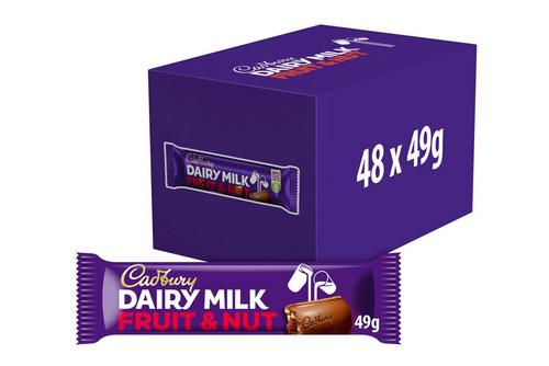 Cadbury Dairy Milk Fruit and Nut Chocolate Bar 49g