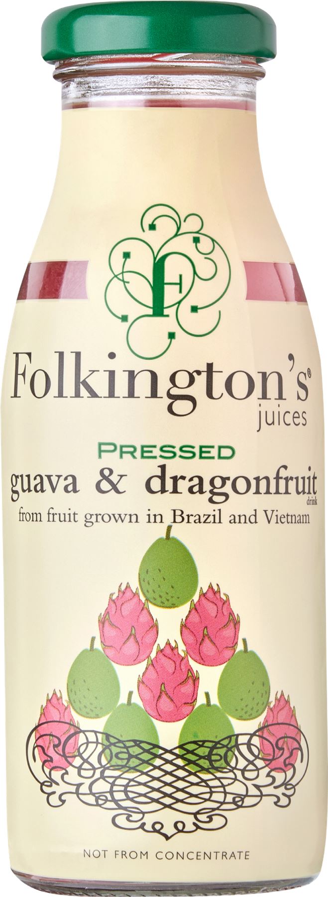 FOLKINGTON'S Guava & Dragonfruit Drink 250ml - 1 Case