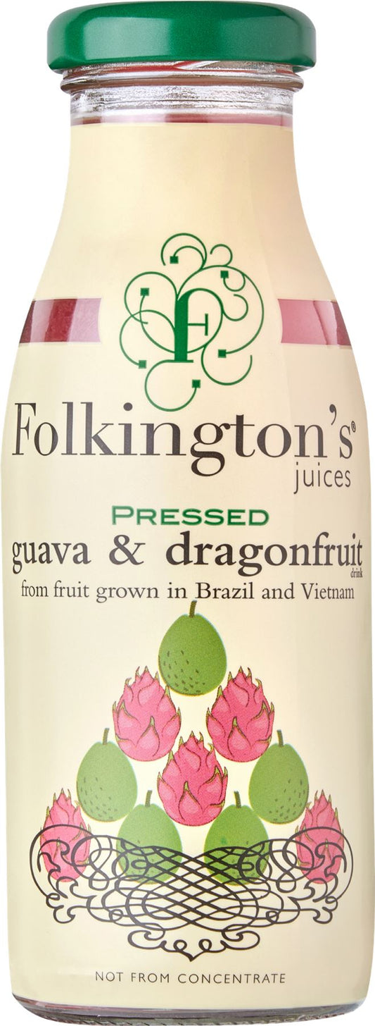 FOLKINGTON'S Guava & Dragonfruit Drink 250ml - 1 Case