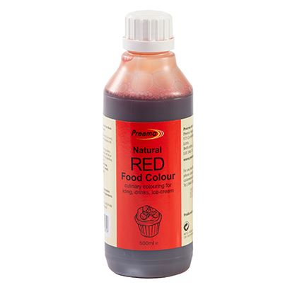 Preema Natural Red Colouring (Case of 6)