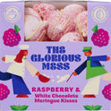 THE GLORIOUS MESS Raspberry & White Chocolate Meringue Kisses 100g