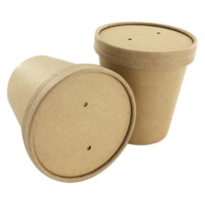 Kraft Soup Pot & Lid 16oz