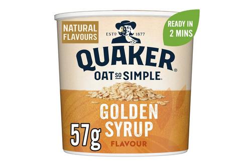 Quaker Oat So Simple Golden Syrup Flavour Porridge Pot 57g