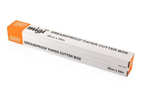 Migi Grease Proof Paper Cutter Box 38cm x 20m