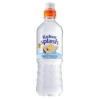 Radnor Splash Orange and Passionfruit Sugar Free Flavoured Still Water Bottle (Case of 24)