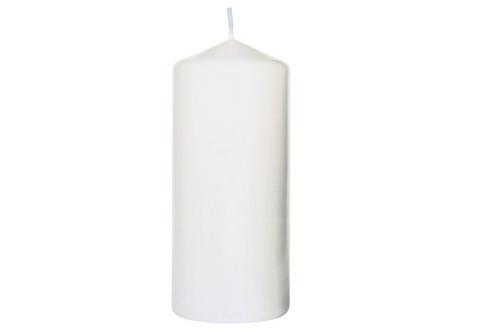 White Pillar Candles