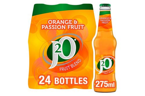 J2O Fruit Blend Orange & Passion Fruit 275ml