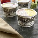 Cooldelight Strawberry & Vanilla Ice Cream Christmas Tubs (Case of 60)