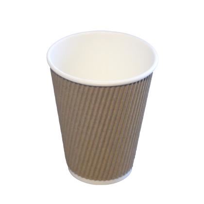 Ripple Kraft Double Wall Hot Cup 12oz (Case of 1)