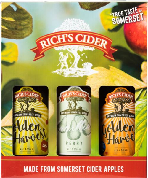 RICH'S CIDER Gift Pack (3x500ml)
