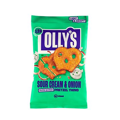 Olly's Pretzl Vegan Sour Cream & Chives (Case of 10)