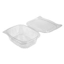 rPET Plastic Hinged Salad Container 750ml (Case of 1)