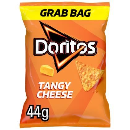 Doritos Tangy Cheese Tortilla Chips Crisps Grab Bag 44g