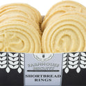 FARMHOUSE BISCUITS Shortbread Rings 200g - 1 Case