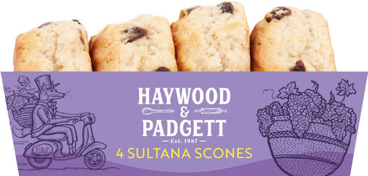 HAYWOOD & PADGETT 4 Sultana Scones - 1 Case