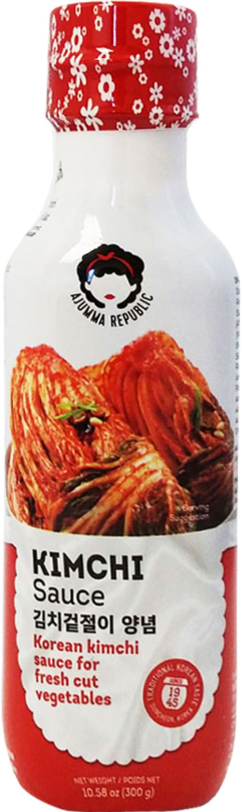 Ajumma Republic Kimchi Sauce for Fresh Cut Vegetables, 300g