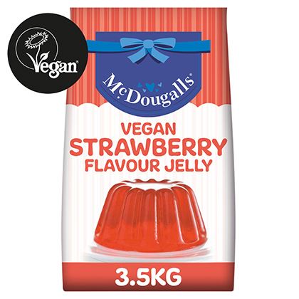 McDougalls Vegan Strawberry  Flavour Jelly