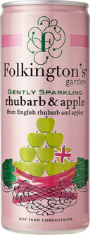 FOLKINGTON'S Garden - Gently Sparkling Rhubarb & Apple 250ml (Case of 12)