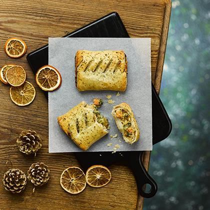 Wilfred's Gourmet Sweet Potato  Stilton & Cheddar Roll. Product Discounted due to limit on shelf life