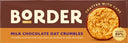 BORDER Milk Chocolate Oat Crumbles 150g (Case of 12)