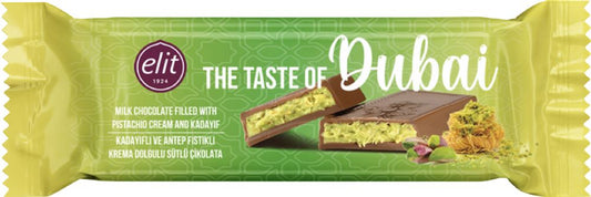ELIT Milk Chocolate Filled with Pistachio Cream & Kadayif 30g - 1 Case