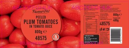 Everyday Favourites Peeled Plum Tomatoes