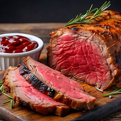 Red Tractor Halal Beef Topside (Case of 1)