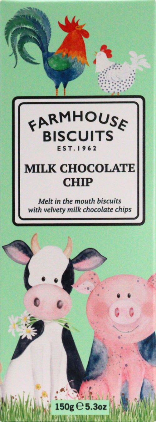 Farmhouse - Farmyard Milk Choc Chip Carton (12x150g)