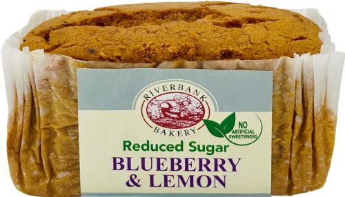 RIVERBANK BAKERY Reduced Sugar Blueberry & Lemon Cake 300g